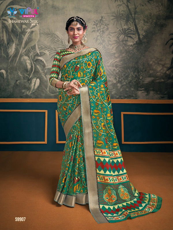 Vipul Jhamewar silk Festive Wear Wholesale Silk Saree Catalog